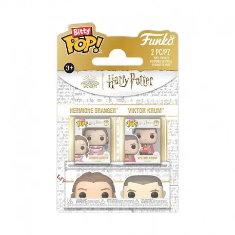 Pack 2 Figurines Bitty POP! Vinyle Hermione & Krum 2,5 cm Réduction
