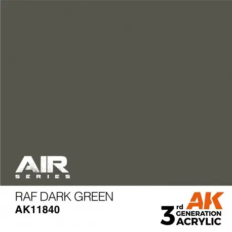 Meilleure Vente Peinture RAF Dark Green 17ml AK-Interactive