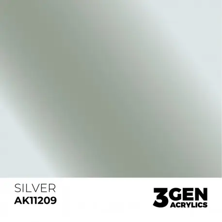 Nouvel Arrivage Peinture Métallique Silver 17ml AK-Interactive