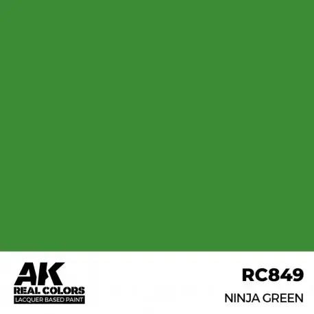 Réduction Peinture Base Laque Haute Qualité Ninja Green AK-Interactive