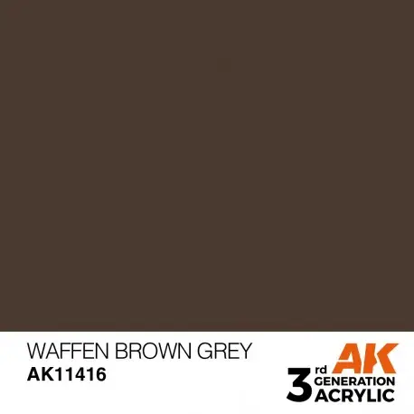 Waffen Brown Grey - Peinture Acrylique AK-Interactive Réduction