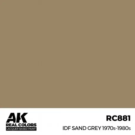 Seulement Aujourd'hui Peinture Laque IDF Sand Grey 1970s-1980s AK-Interactive