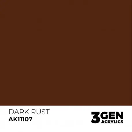 Peinture Acrylique Dark Rust 17ml AK-Interactive Petit Prix