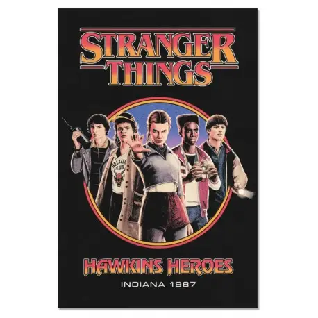 Usine Directe Poster Stranger Things Saison 5 Hawkins Heroes