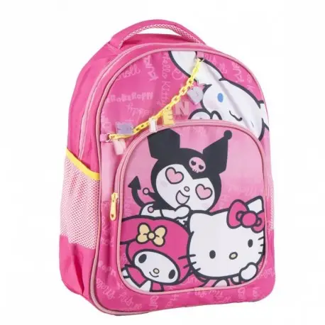 Sac à Dos Scolaire Moyen 42 cm Hello Kitty Rose Vente Directe