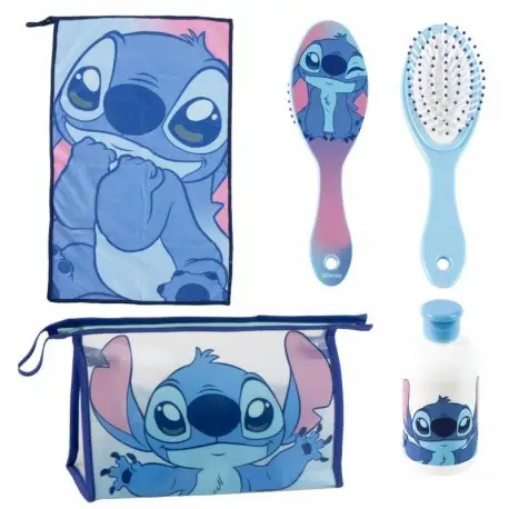 Nouvelle Collection Trousse de Toilette de Voyage Stitch avec Accessoires - Disney