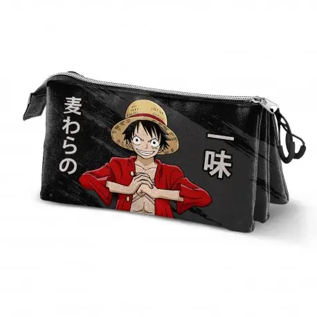 Trousse Triple One Piece Noir Ripstop Bon Plan