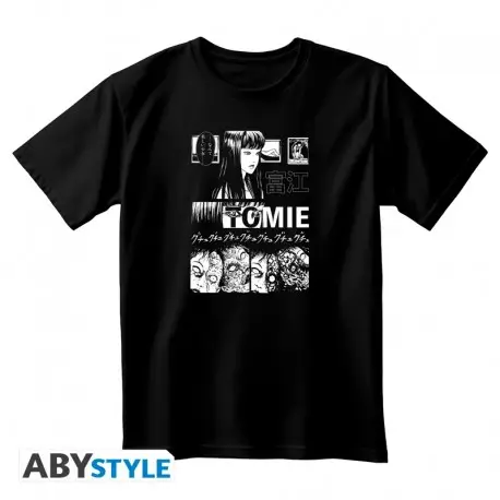 T-shirt unisexe noir Tomie de Junji Ito Vente Directe