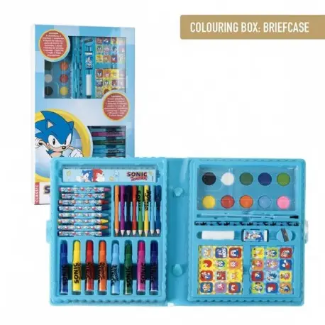 Bon Plan Set de Coloration Sonic Bleu pour Enfants