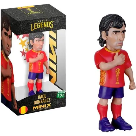 Usine Directe Figurine Minix Espagne Raúl González Licence Officielle