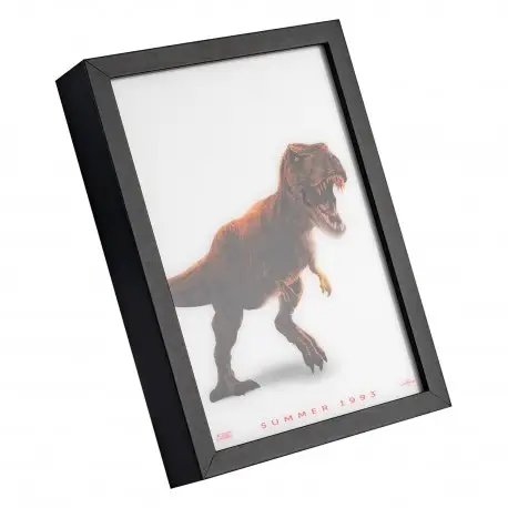 Achat Immédiat Cadre LED Jurassic Park avec Éclairage Réglable