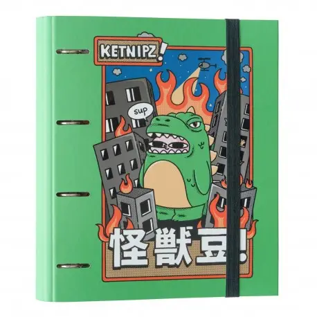 Classeur 4 anneaux Ketnipz avec couverture rigide et design cinéma/TV Dernier Modèle