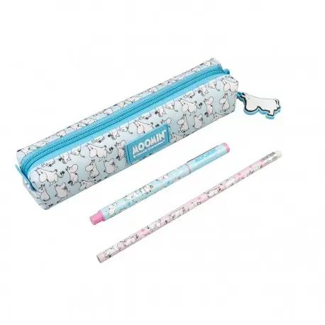 Ensemble Trousse Moomin avec Stylo et Crayon Usine Directe