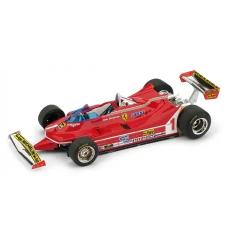 Prix Bas Ferrari 312 T5 GP. Argentine nº 1 Jody Scheckter 1980 Brumm 1:43