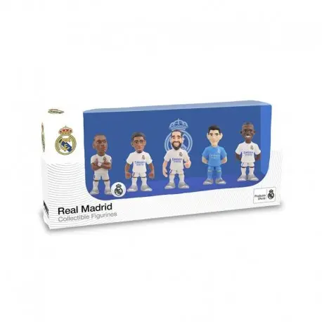 Dernier Modèle Pack de 5 Figurines Minix Real Madrid 7 cm