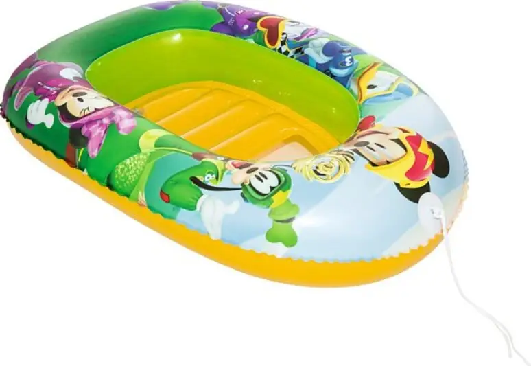 Remise Bateau gonflable - Mickey, dimension 102 x 69 cm