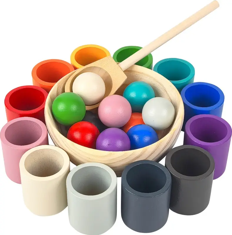 2Kids Toys Boules arc-en-ciel et gobelets 12 couleurs Commande En Gros