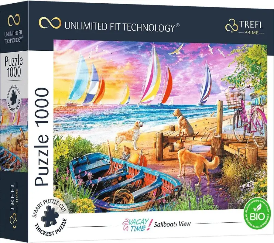 Trefl Prime puzzle 1000 UFT - Temps de vacances : Voilier Seulement Aujourd'hui