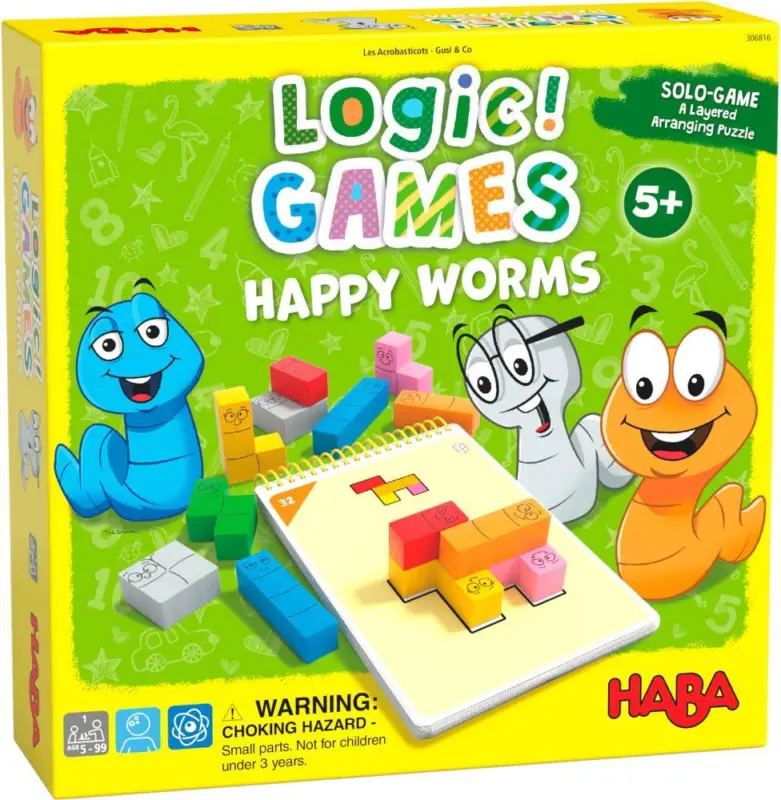 Haba Logic! GAMES Jeu de logique Freddy et ses amis à partir de 5 ans Expédition Rapide
