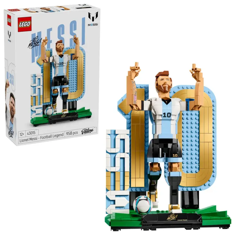 Bon Marché LEGO® Editions 43015 Lionel Messi – Légende du football
