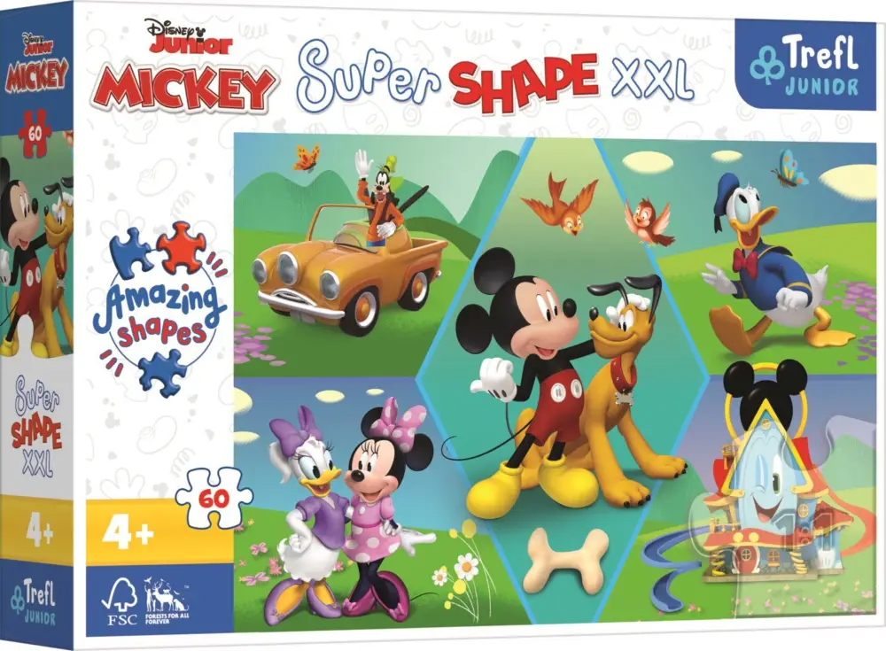 Trefl puzzle Super Shape XXL Mickey Mouse Prix Choc