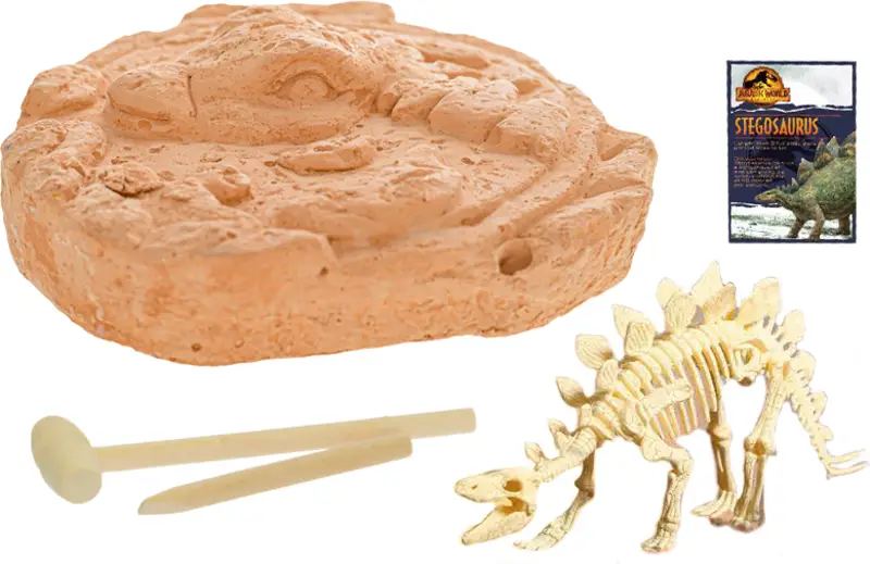 Remise Jurassic World sculptez votre squelette de Stégosaure avec accessoires