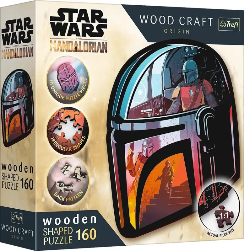 Must-Have Trefl Puzzle en bois 160 pièces - The Mandalorian