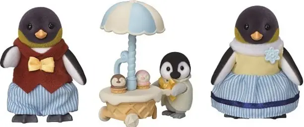 Expédié Aujourd'hui Sylvanian Families Famille de pingouins