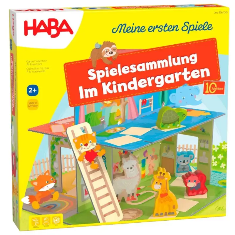 Haba Mes premiers jeux À la maternelle Ensemble de 10 jeux à partir de 2 ans Prix Promo