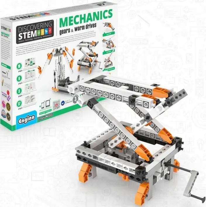 Engino STEM MECHANICS: Engrenages et réducteurs à vis sans fin Dernière Chance