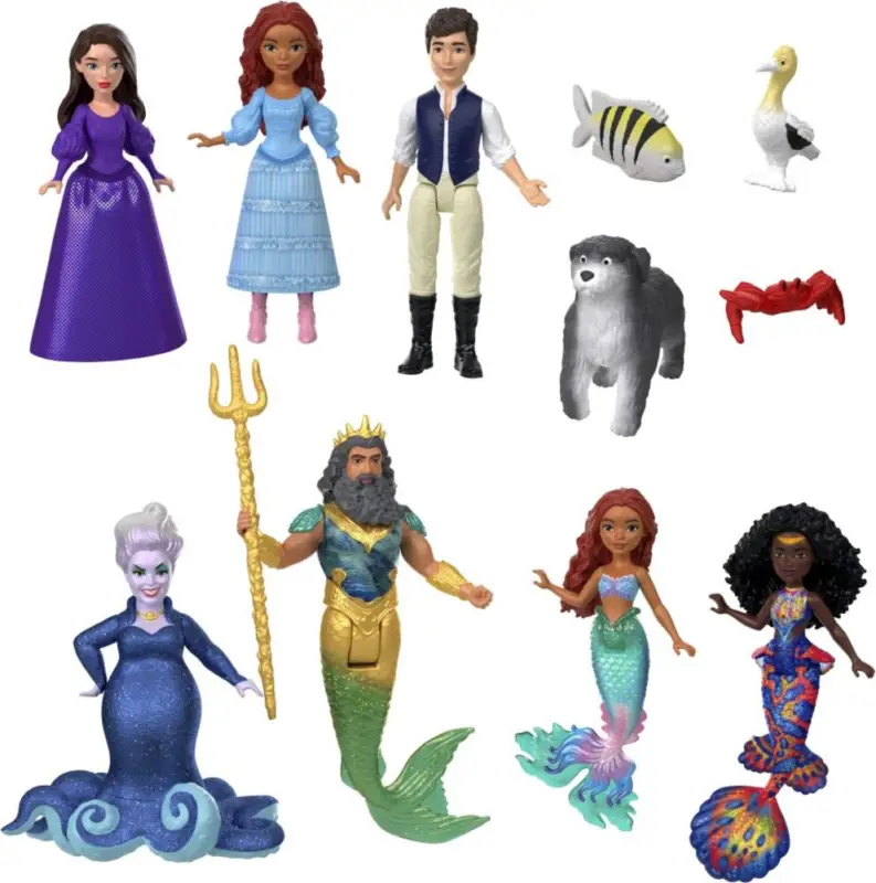 Populaire Mattel Tlm ensemble de petites poupées et amis de la terre et de la mer