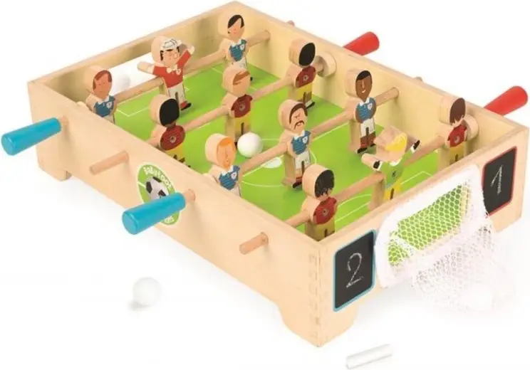 Janod Table de football en bois Champions avec but en filet Commande En Gros