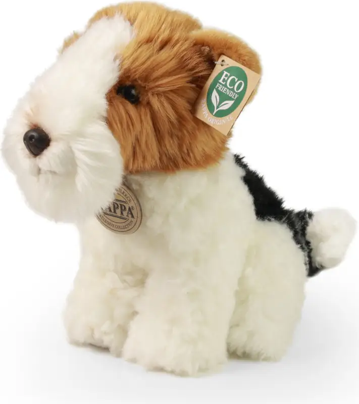 Chien en peluche Foxterrier 18 cm ECO-FRIENDLY Seulement Aujourd'hui