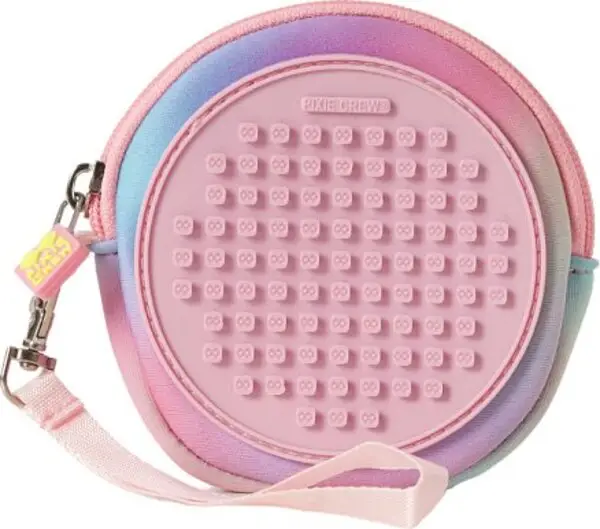 PIXIE CREW Sac rond, rose, Cœur et pattes 50 pixels Pas Cher