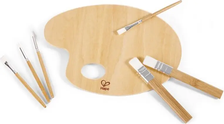 Offre Limitée Hape Palette artistique et ensemble de pinceaux