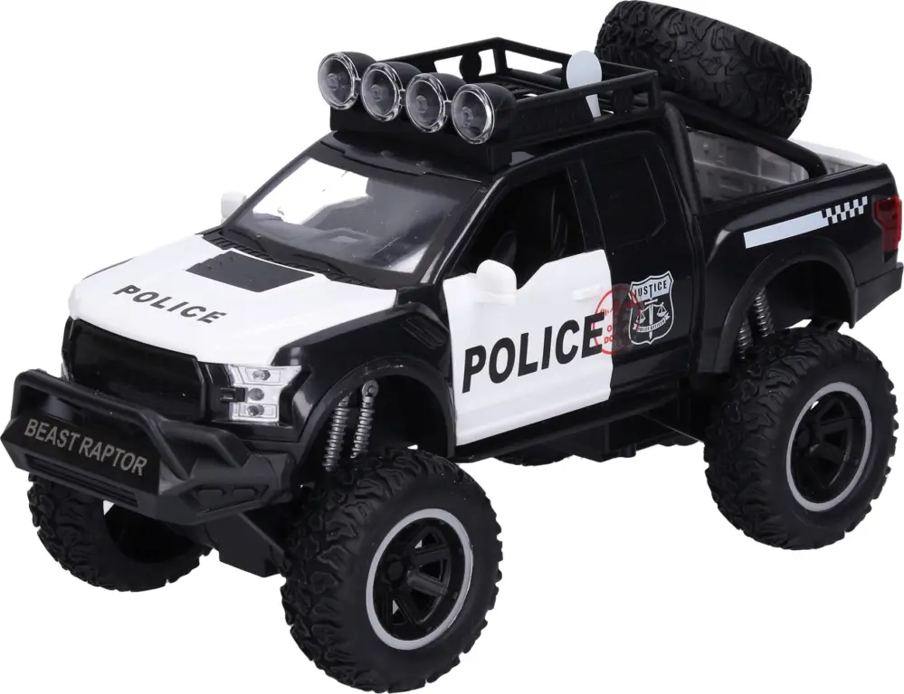 Seulement Aujourd'hui Voiture de police tout-terrain avec effets 26cm