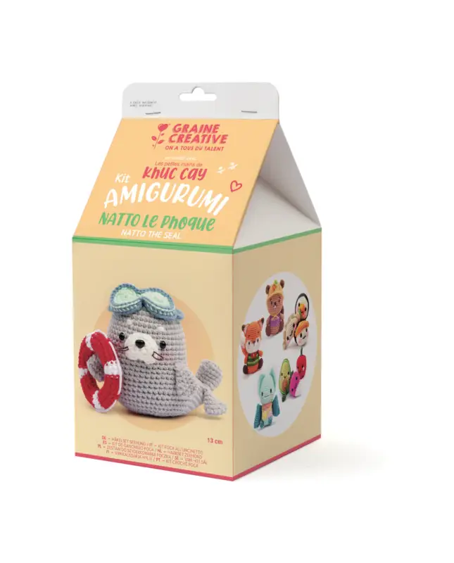 GRAINE CREATIVE Kit de crochet Phoque Offre Du Jour