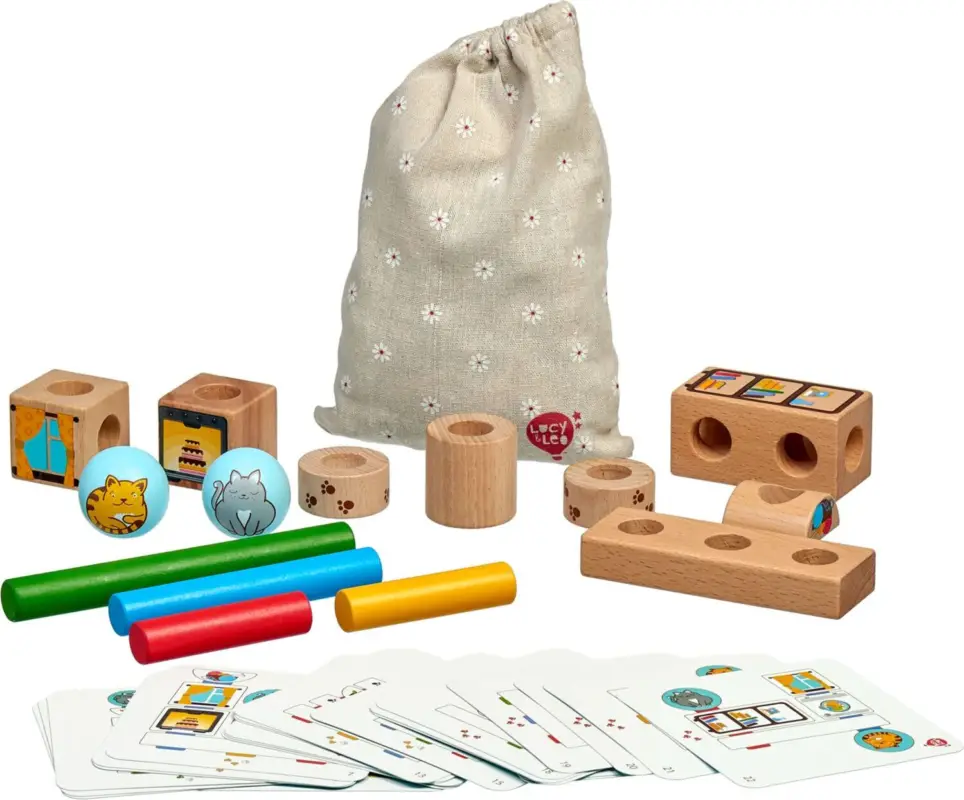 Commande En Gros Lucy & Leo 217 Chats ludiques – puzzle en bois avec modèles