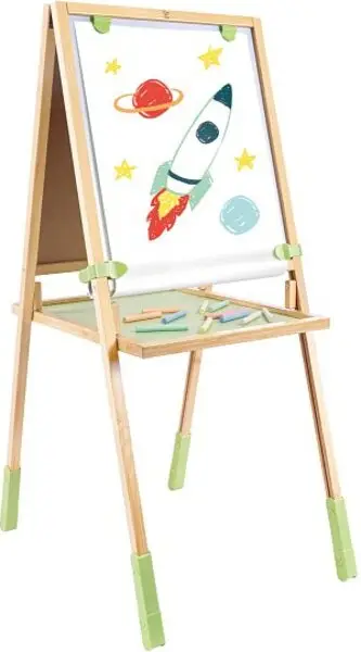 Tableau de dessin en bambou sur pied Promotion