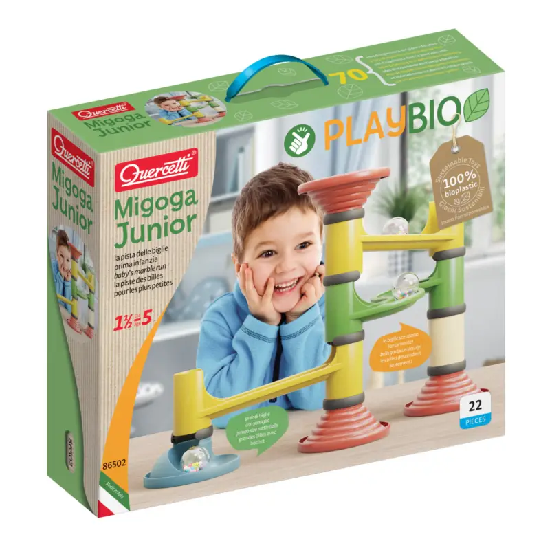 Quercetti PlayBio - Migoga Junior - grand circuit à billes Nouvel Arrivage