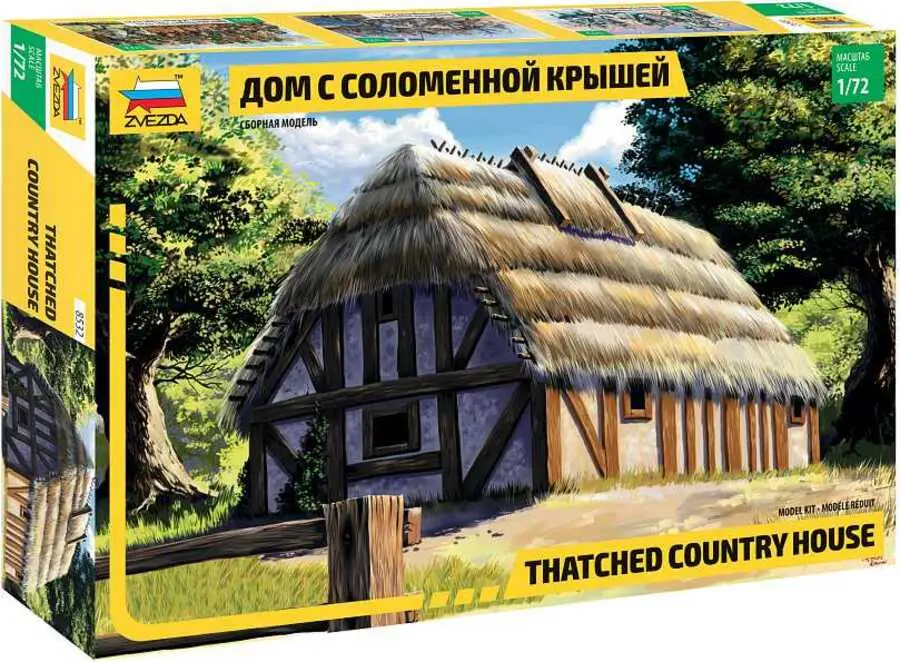 Kit de modèle bâtiment 8532 – Thatched Country House (1:72) Offre Spéciale
