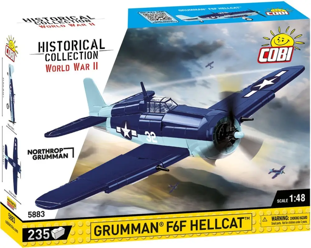 Acheter En Ligne Cobi II WW Grumman F6F Hellcat, 1:48, 235 pcs