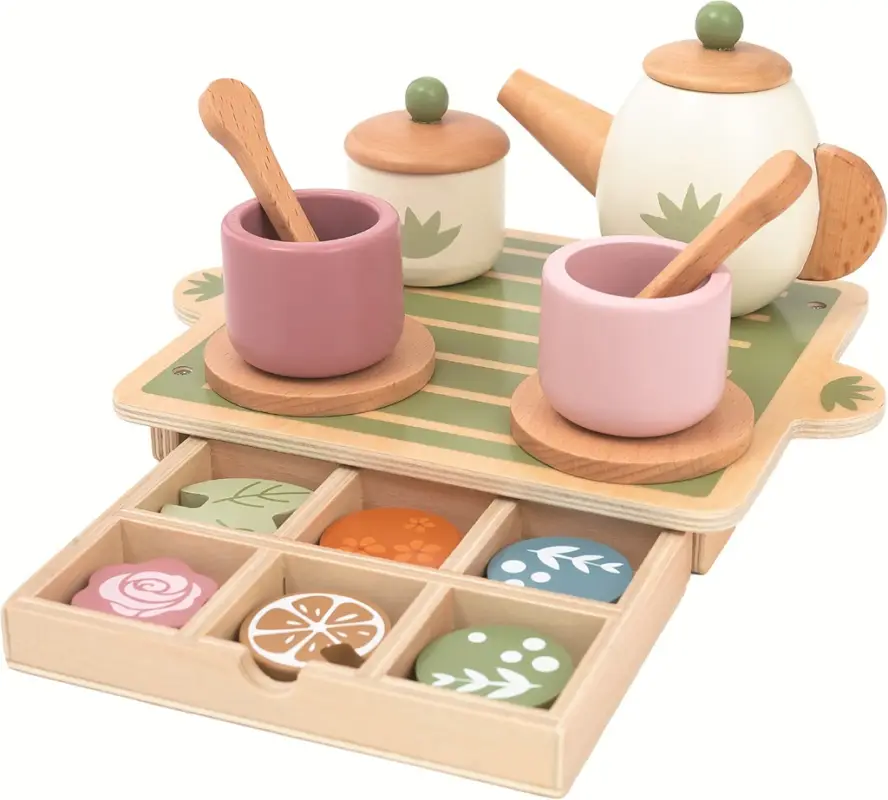2Kids Toys Ensemble de thé en bois Commander Maintenant