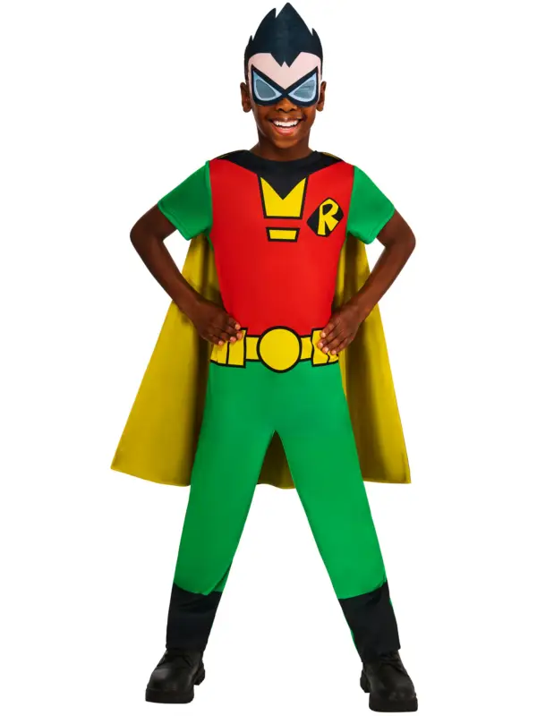 Offre Exclusive TEEN TITANS GO ROBIN costume enfant taille XS(110-116cm)