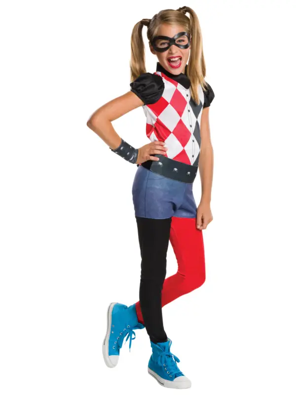 Meilleure Vente Costume enfant HARLEY QUINN taille (110-116cm)