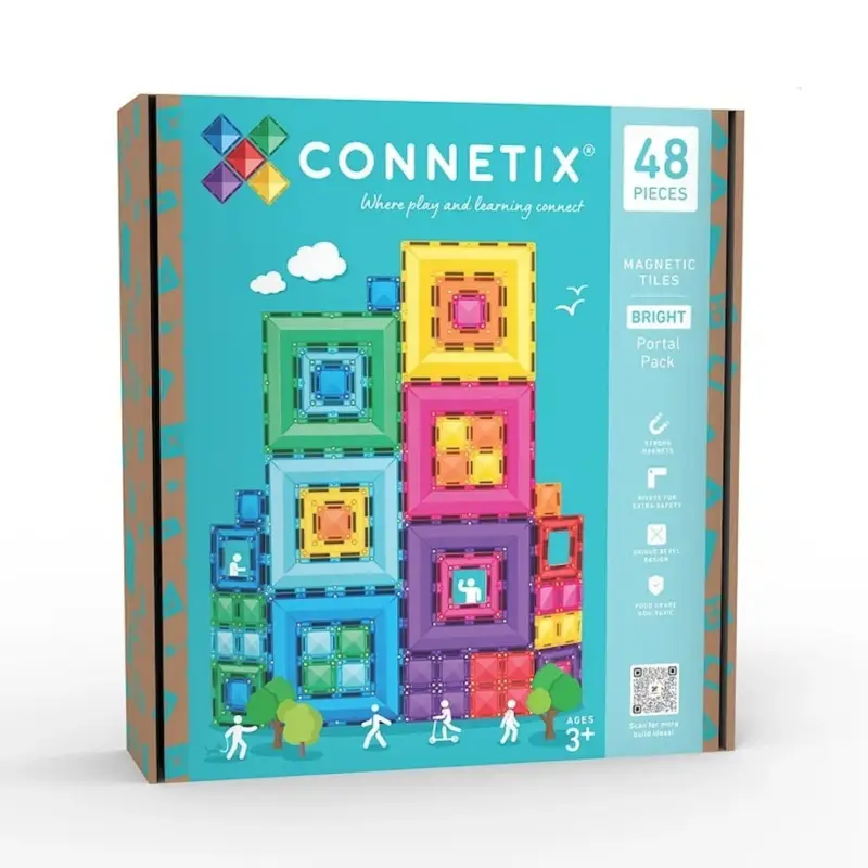 Prix Cassé CONNETIX® Pack de Portail Lumineux magnétique 48 pièces