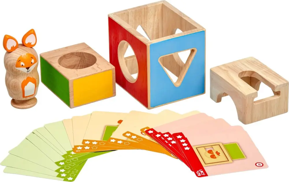 Expédition Rapide Lucy & Leo 231 Renard rusé - jeu en bois avec modèles