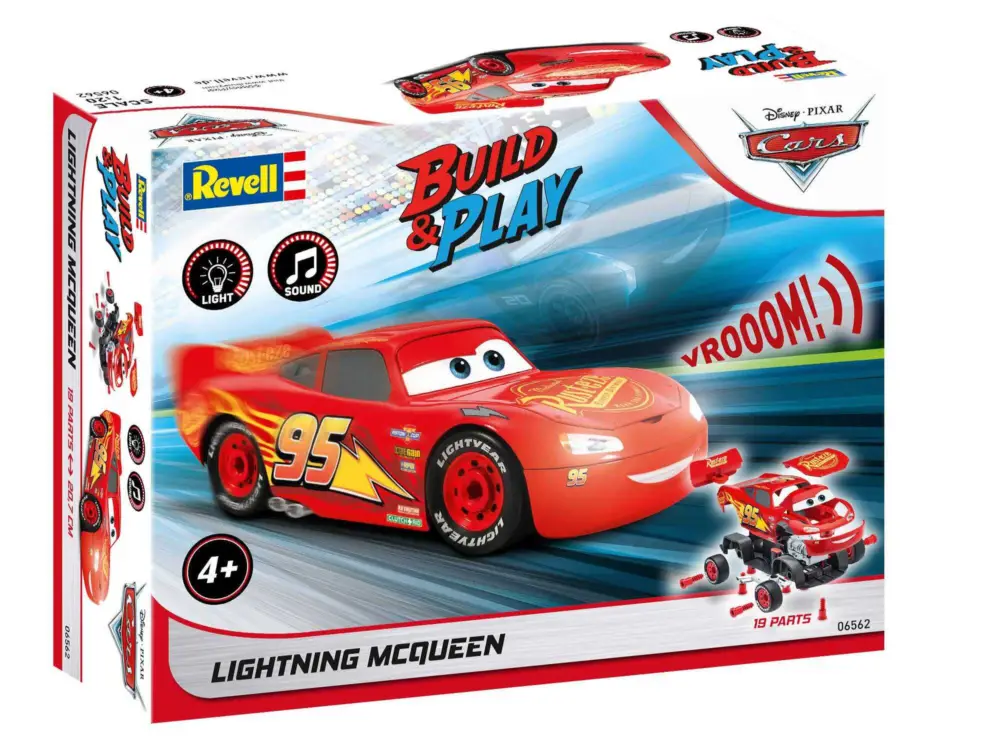 Build & Play voiture 06562 - Flash McQueen (1:20) Jusqu'à Épuisement Des Stocks