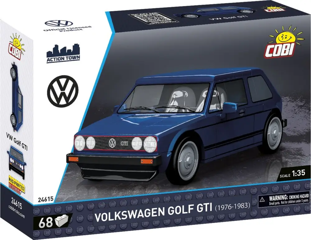 Satisfait Ou Remboursé Cobi Volkswagen Golf GTI 1976, 1:35, 68 pcs
