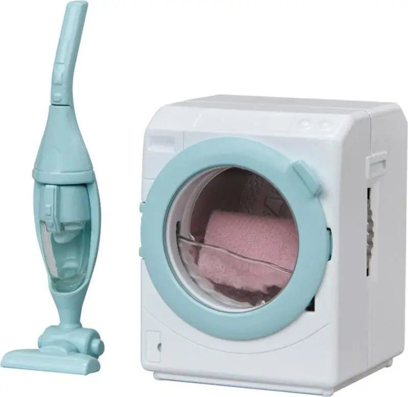 Sylvanian Families Mobilier - lave-linge automatique et aspirateur Nouveauté